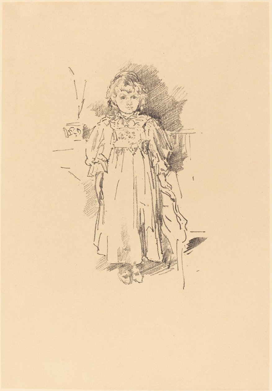 Küçük Evelyn by James Abbott McNeill Whistler