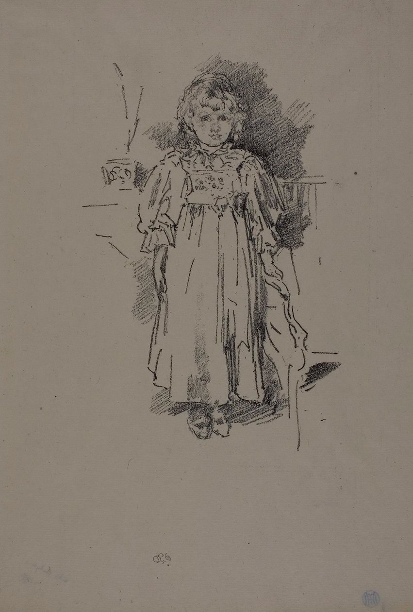Küçük Evelyn by James Abbott McNeill Whistler