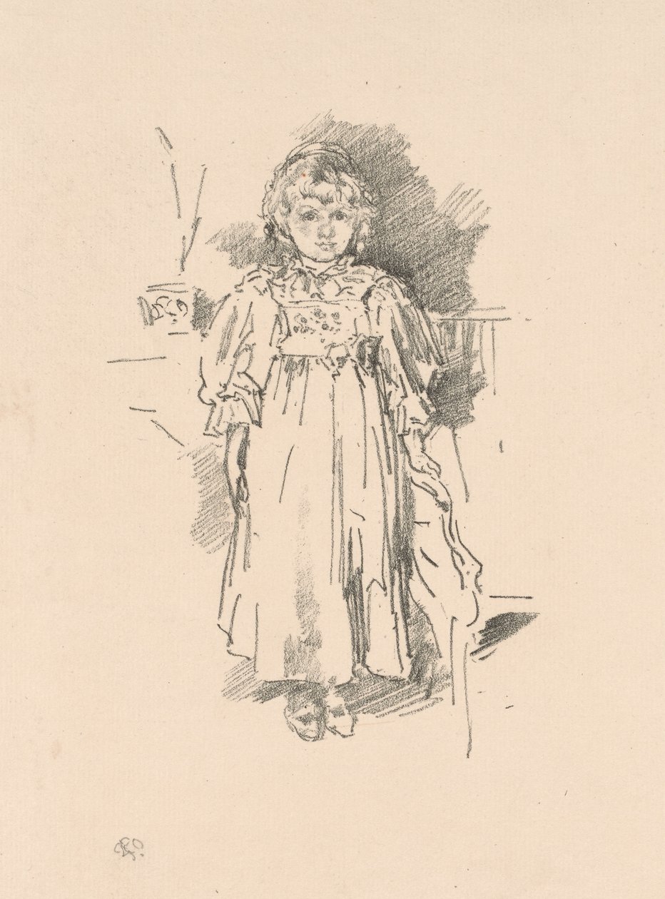 Küçük Evelyn by James Abbott McNeill Whistler