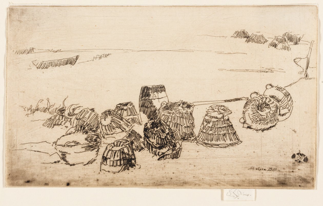 Istakoz Tencere - Selsea Bill by James Abbott McNeill Whistler