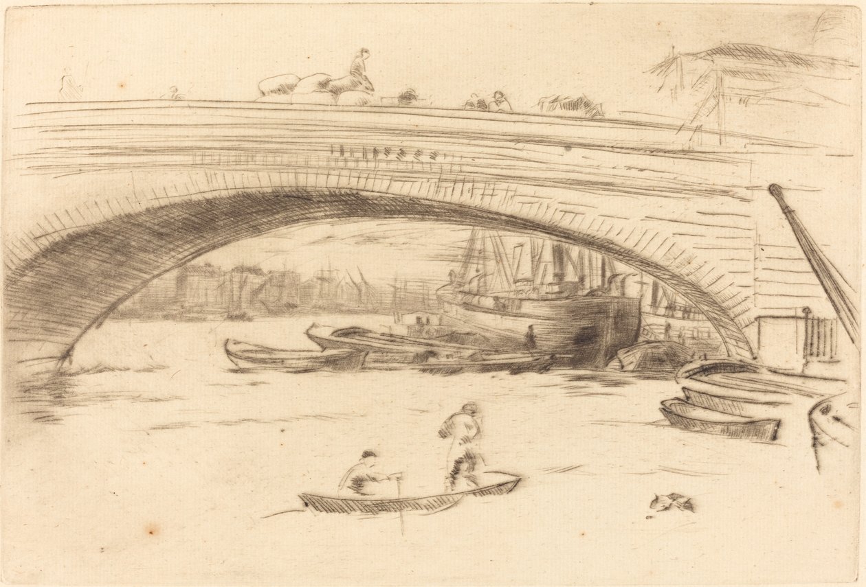 Londra Köprüsü by James Abbott McNeill Whistler