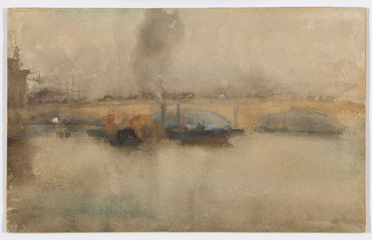 Londra Köprüsü by James Abbott McNeill Whistler