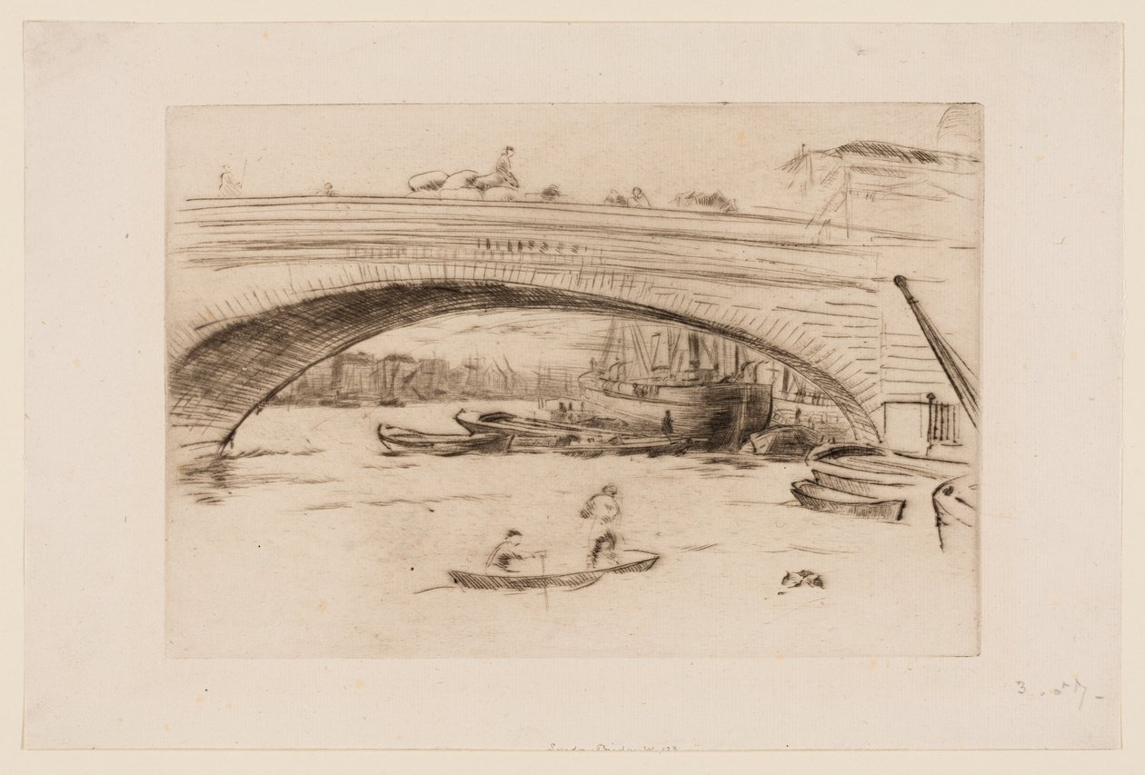 Londra Köprüsü by James Abbott McNeill Whistler