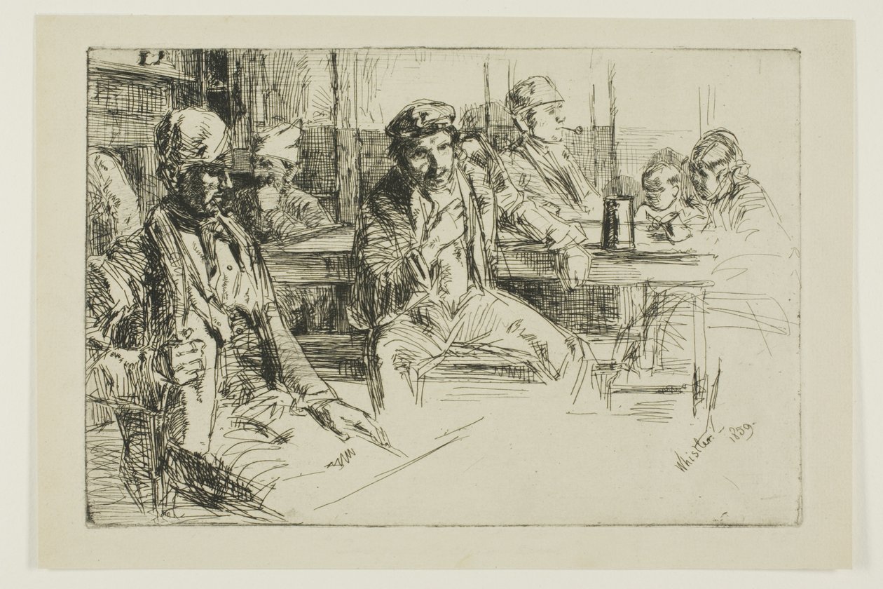 kıyı erkekleri by James Abbott McNeill Whistler