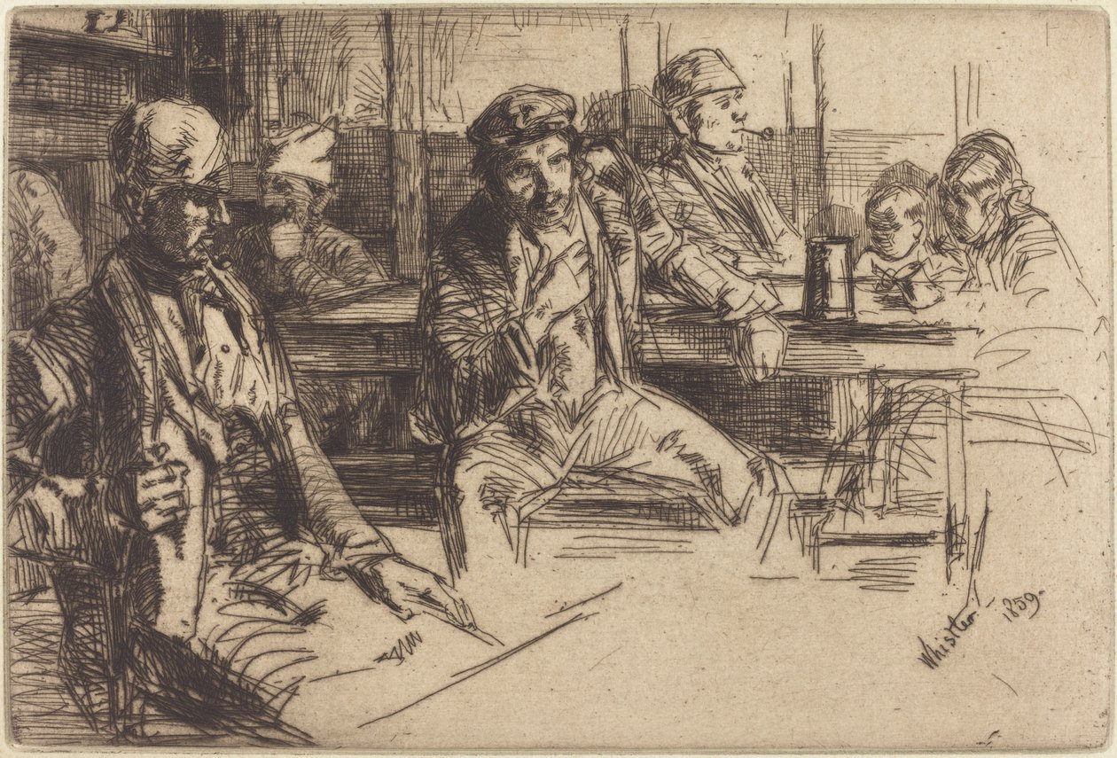 uzun kıyıcılar by James Abbott McNeill Whistler