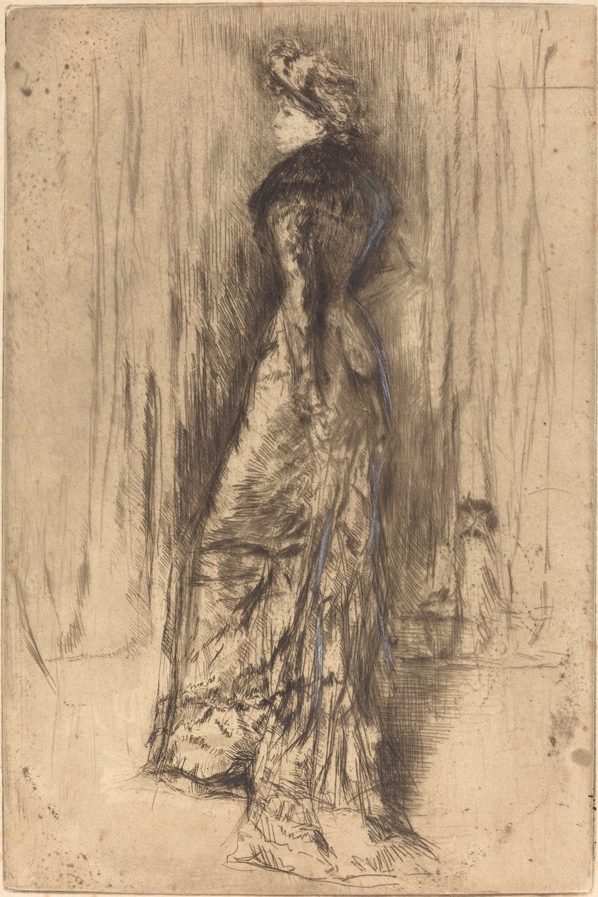 Maud, Ayakta by James Abbott McNeill Whistler