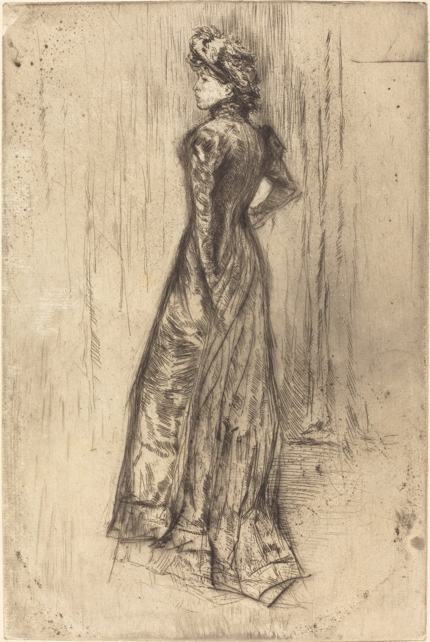 Maud, Ayakta by James Abbott McNeill Whistler