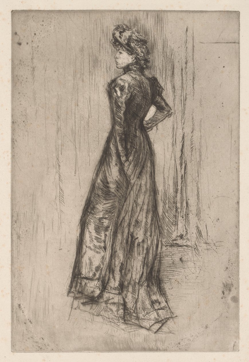 Maud, Ayakta by James Abbott McNeill Whistler