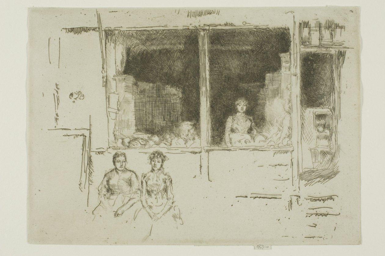 Kavun Dükkanı, Hounsditch by James Abbott McNeill Whistler