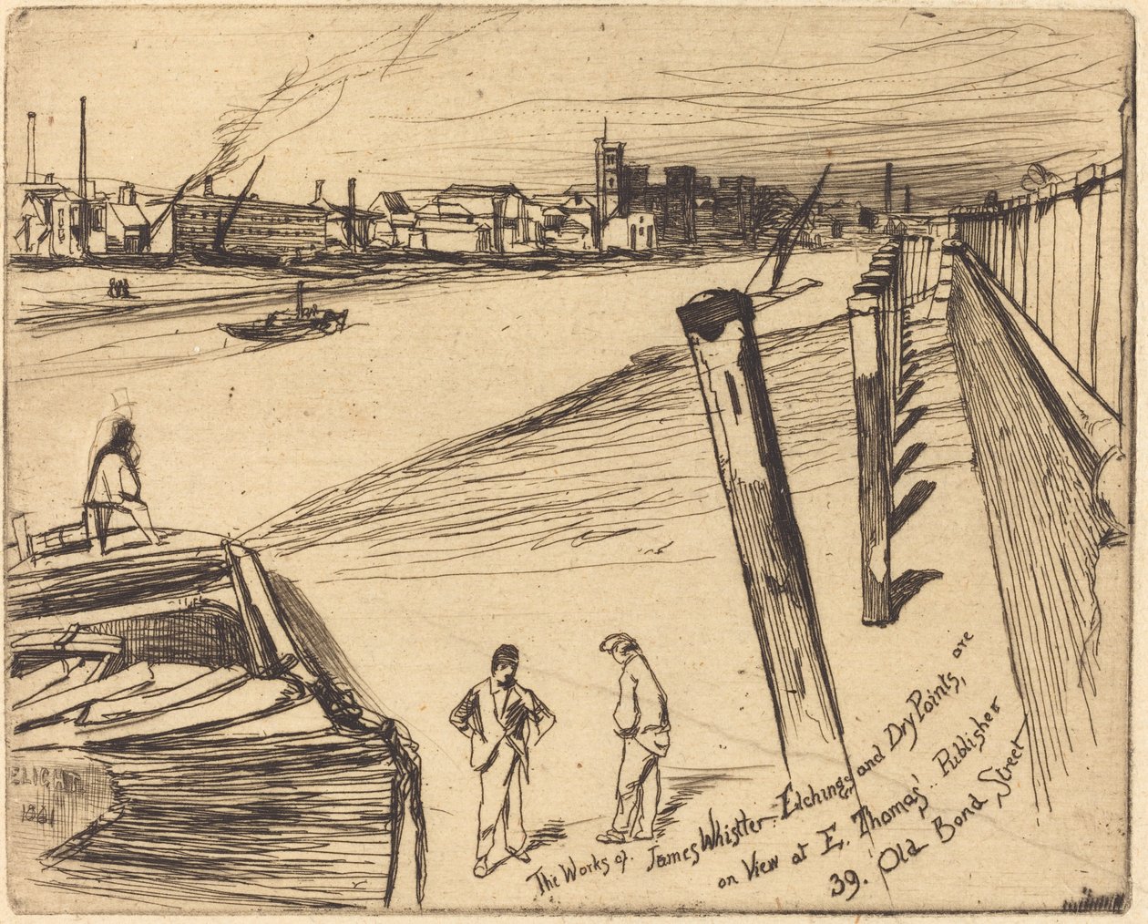 değirmen bankası by James Abbott McNeill Whistler