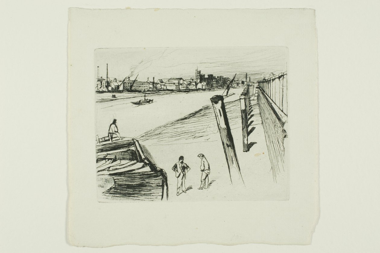 değirmen bankası by James Abbott McNeill Whistler