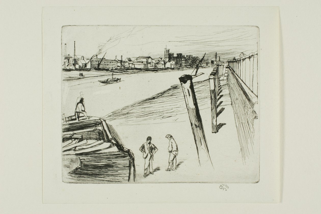 değirmen bankası by James Abbott McNeill Whistler