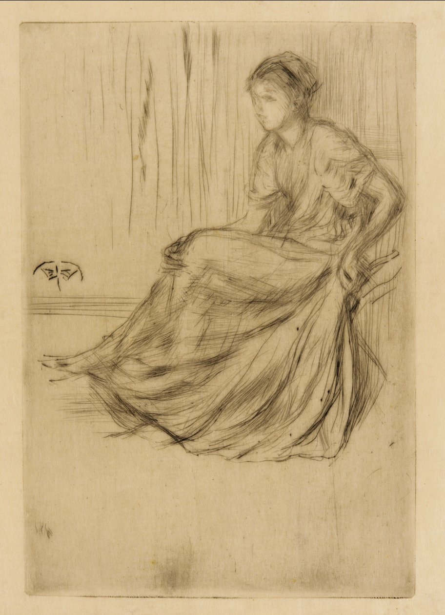 Oturan Model by James Abbott McNeill Whistler