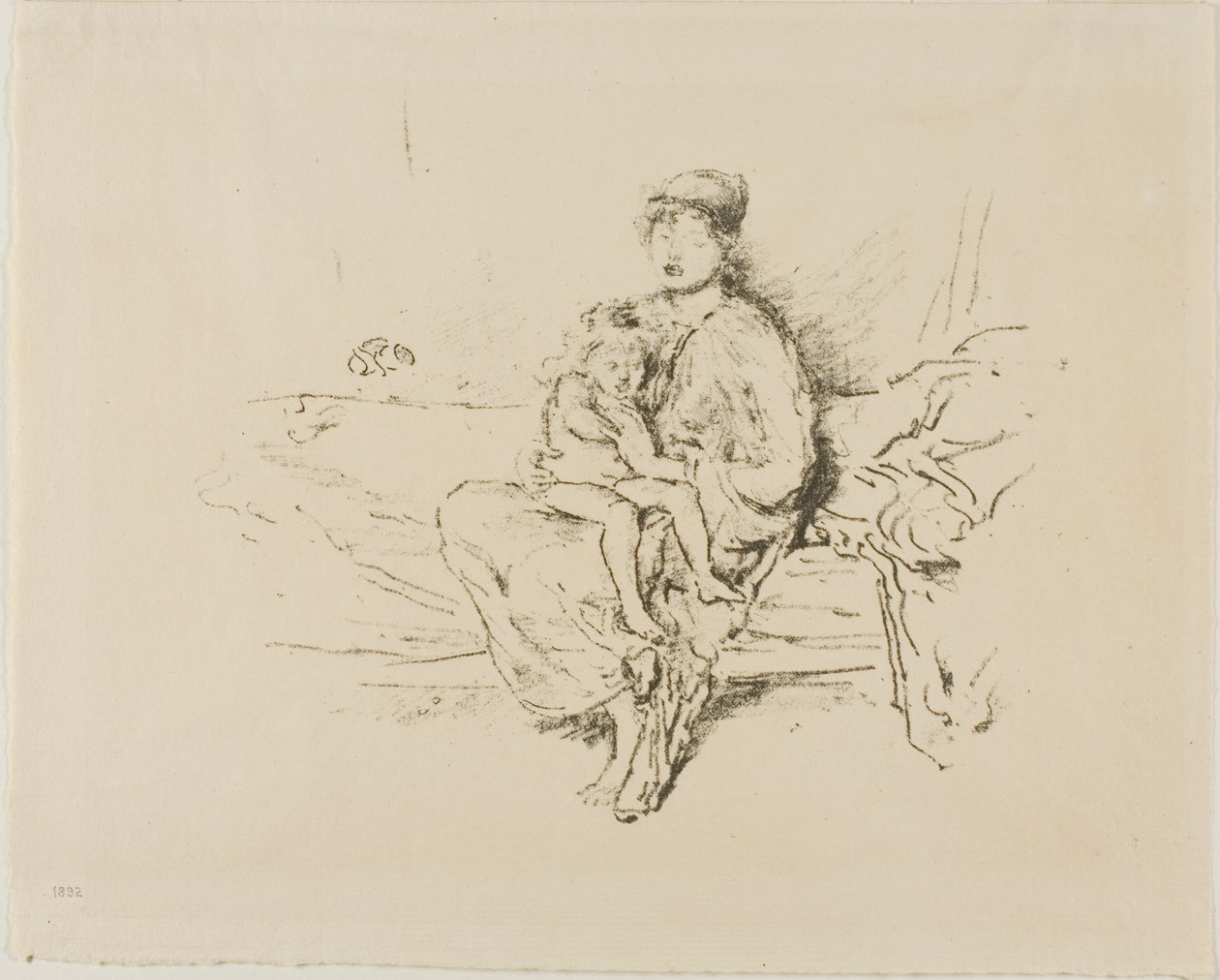 Anne ve Çocuk, No. 2 by James Abbott McNeill Whistler