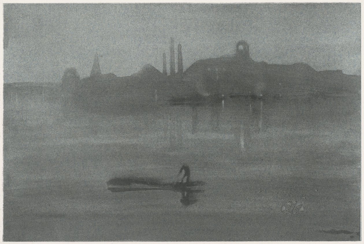 gece by James Abbott McNeill Whistler