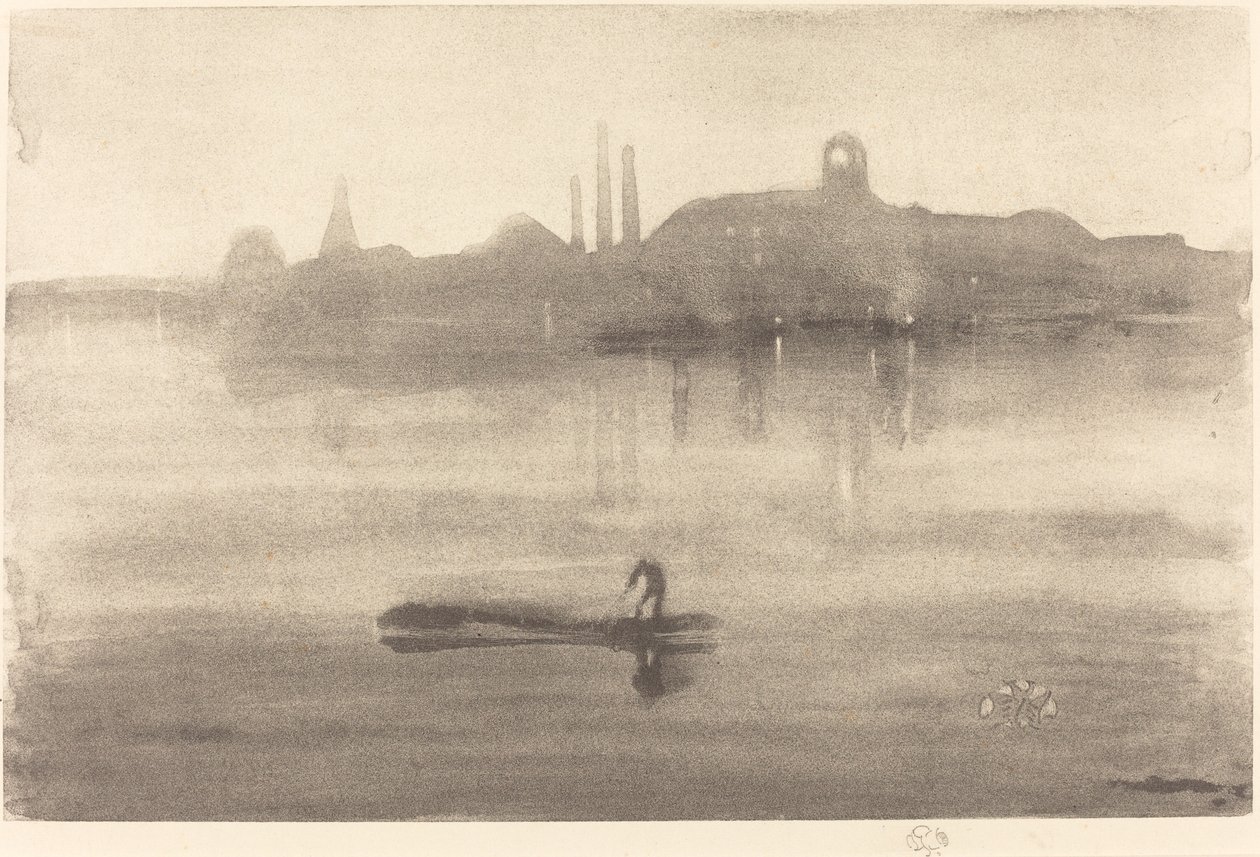 gece by James Abbott McNeill Whistler