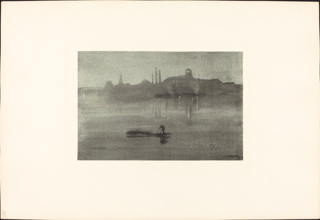 gece by James Abbott McNeill Whistler