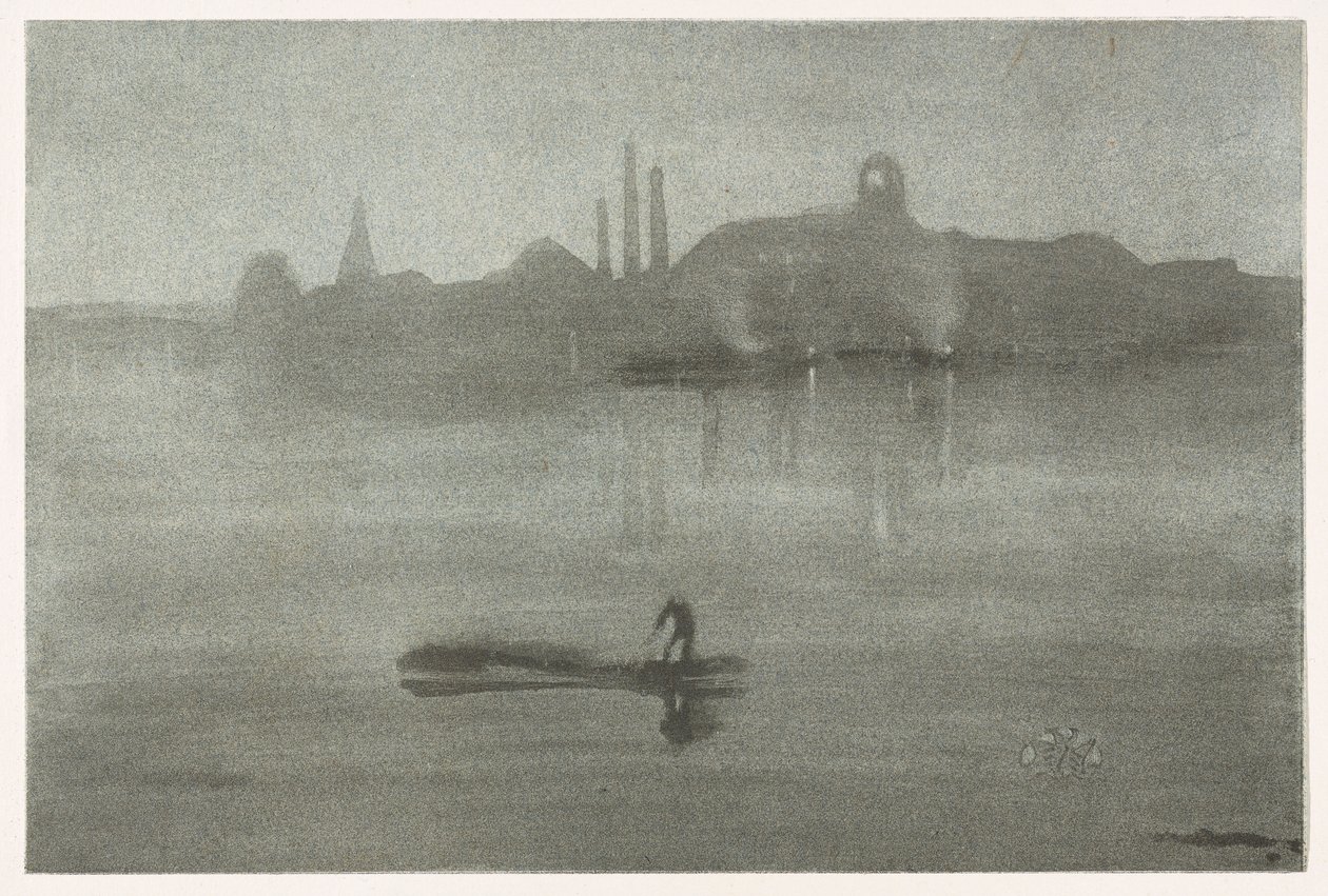 gece by James Abbott McNeill Whistler