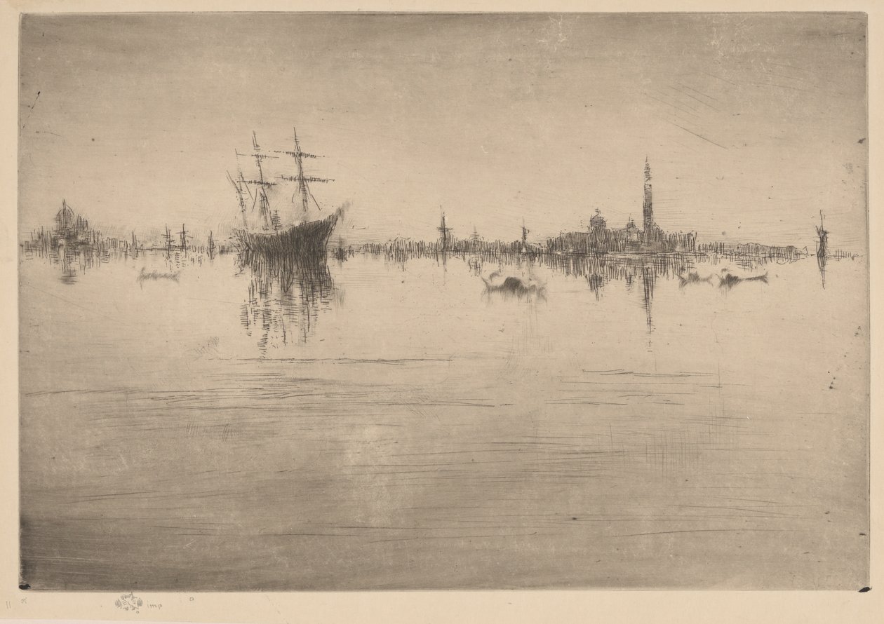 gece by James Abbott McNeill Whistler