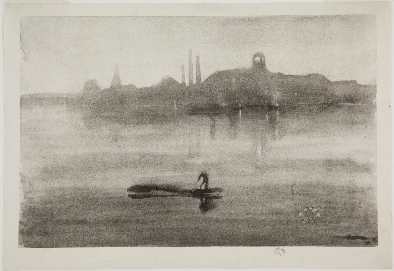 gece by James Abbott McNeill Whistler