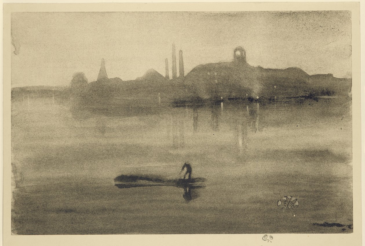 gece by James Abbott McNeill Whistler
