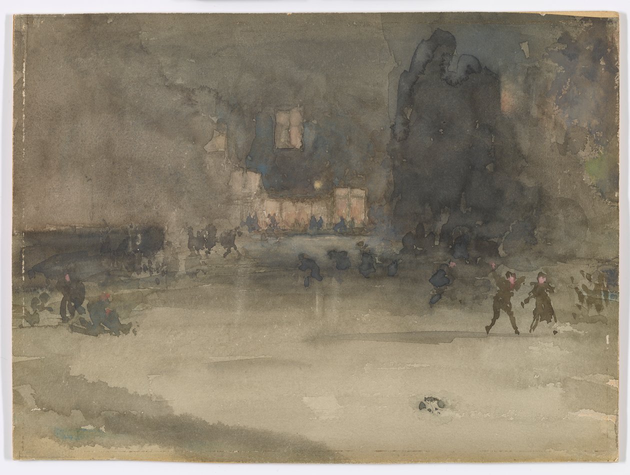 Nocturne: Kışın Amsterdam by James Abbott McNeill Whistler