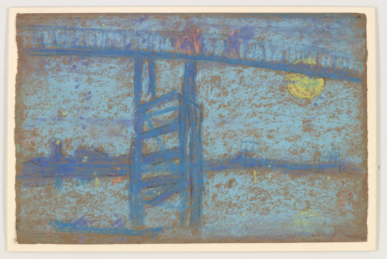 Gece: Battersea Köprüsü by James Abbott McNeill Whistler
