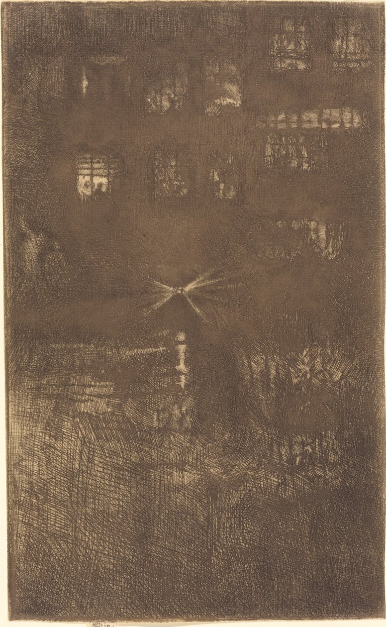 Gece: Dans Evi by James Abbott McNeill Whistler