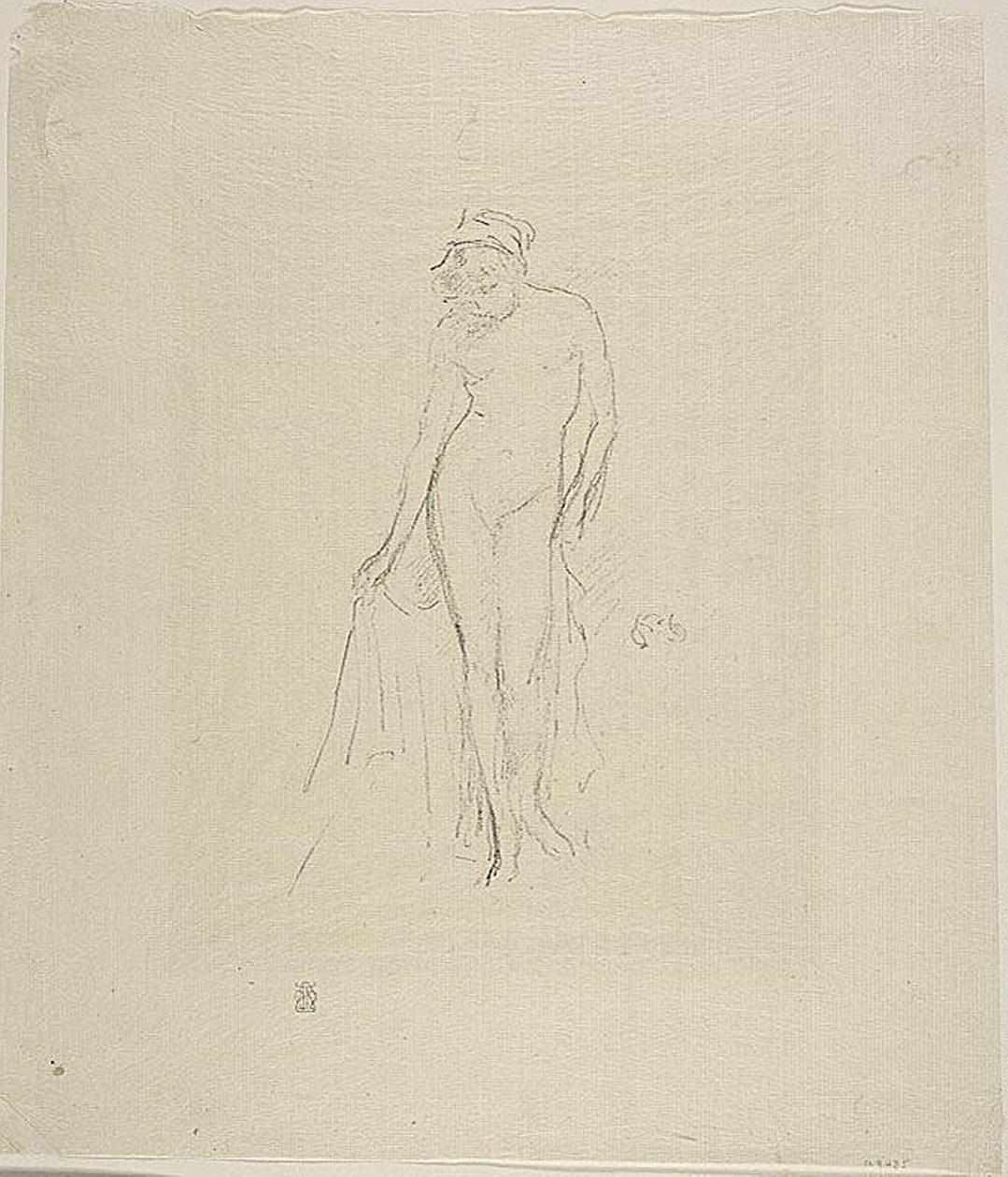 Çıplak Model, Ayakta by James Abbott McNeill Whistler