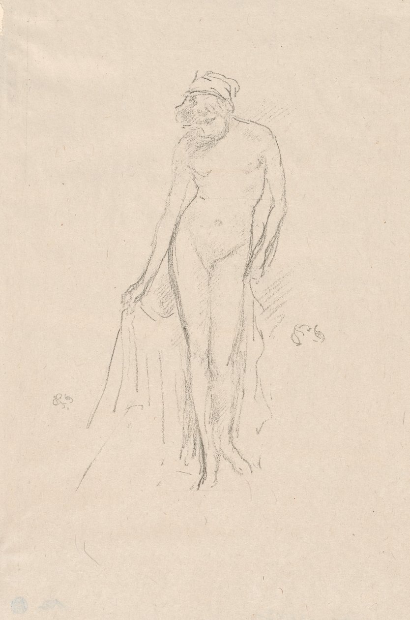 Çıplak Model, Ayakta by James Abbott McNeill Whistler