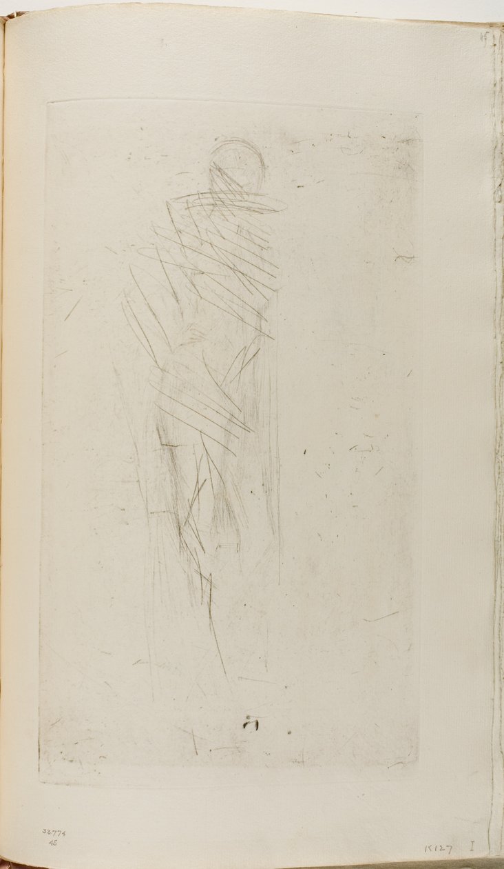 çıplak Poz verme by James Abbott McNeill Whistler