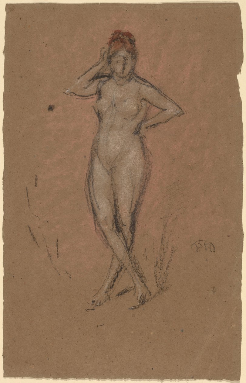 Çıplak Ayakta Bacaklar Çapraz by James Abbott McNeill Whistler