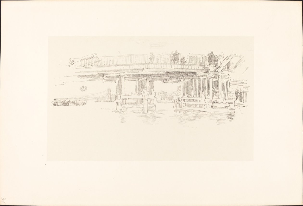 Eski Battersea Köprüsü by James Abbott McNeill Whistler