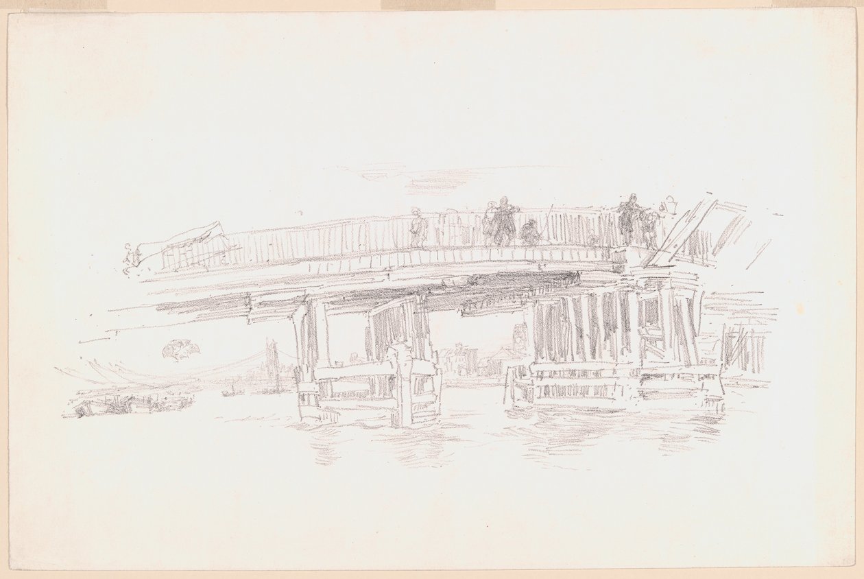 Eski Battersea Köprüsü by James Abbott McNeill Whistler