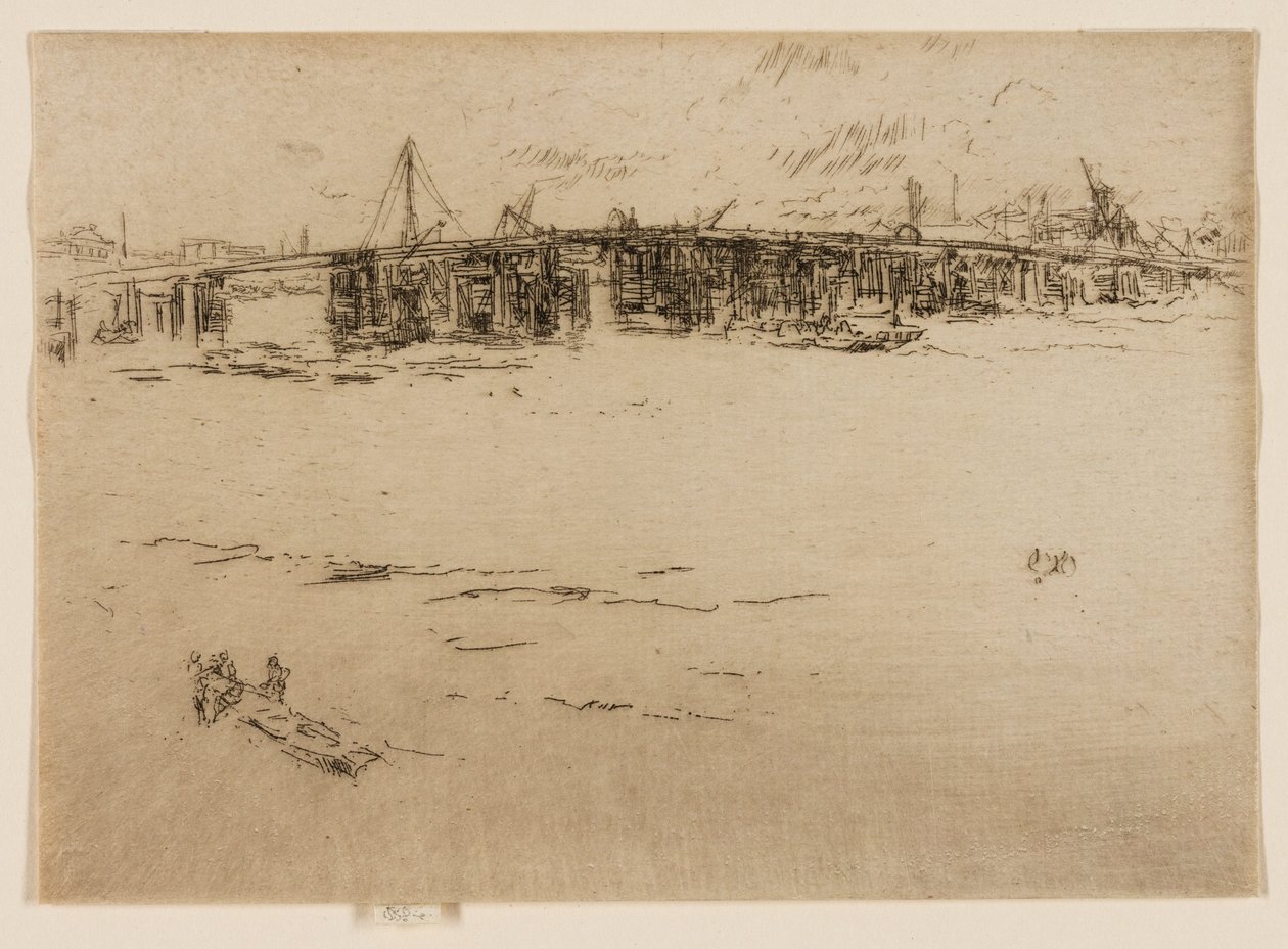 Eski Battersea Köprüsü, No. 2 by James Abbott McNeill Whistler