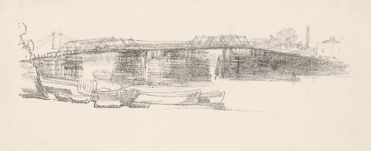 Eski Battersea Köprüsü, No. 2 by James Abbott McNeill Whistler