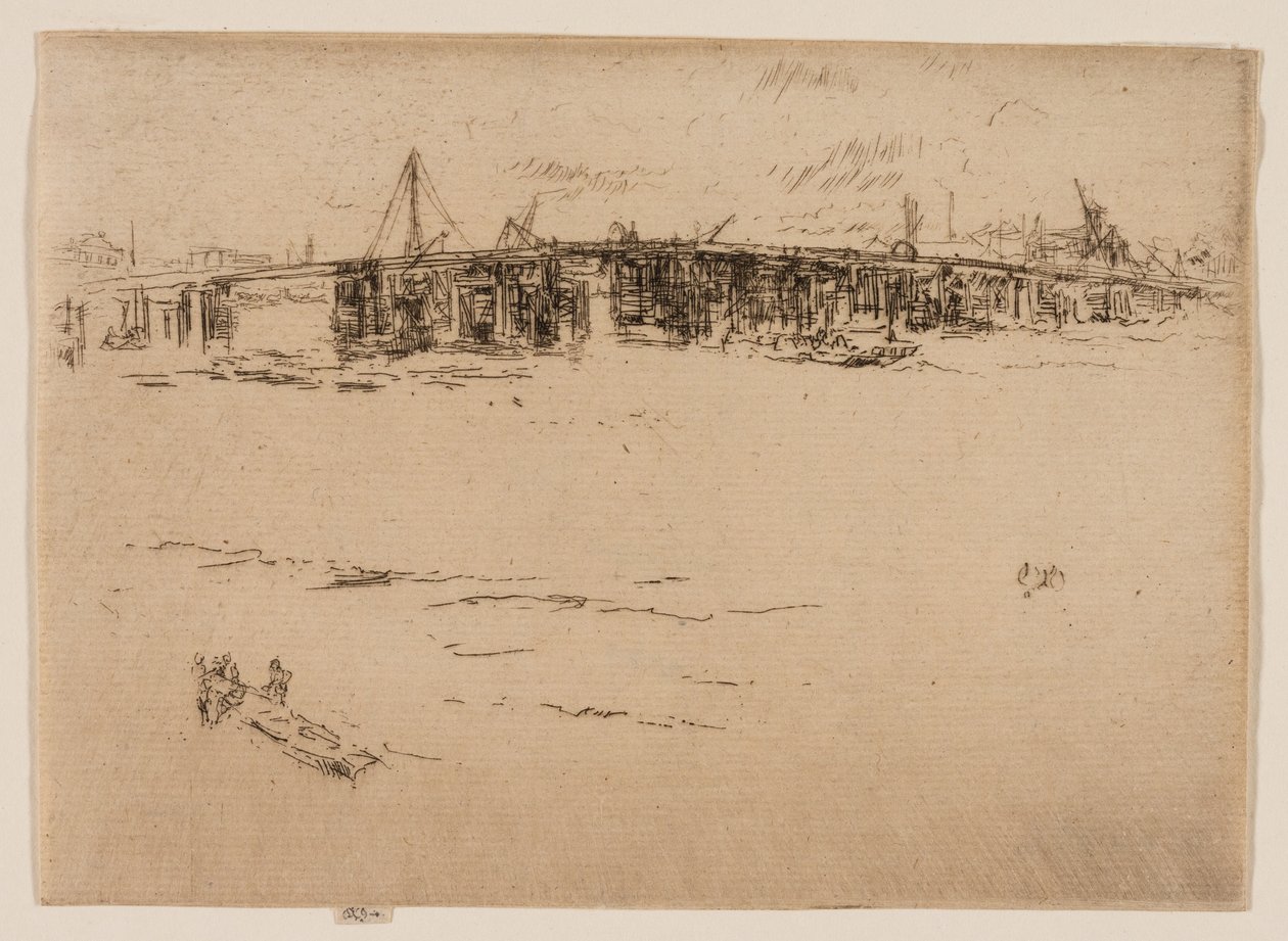Eski Battersea Köprüsü, No. 2 by James Abbott McNeill Whistler