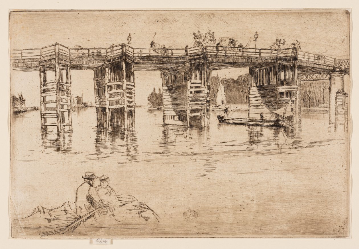 Eski Putney Köprüsü by James Abbott McNeill Whistler