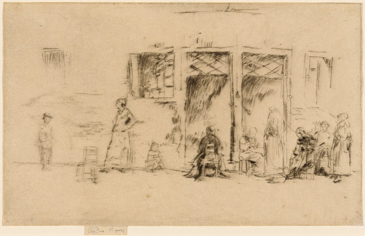 Yaşlı kadın by James Abbott McNeill Whistler