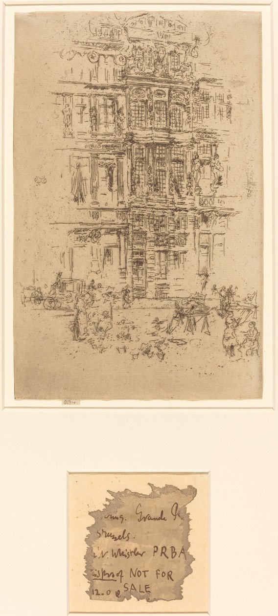 Saraylar, Brüksel by James Abbott McNeill Whistler