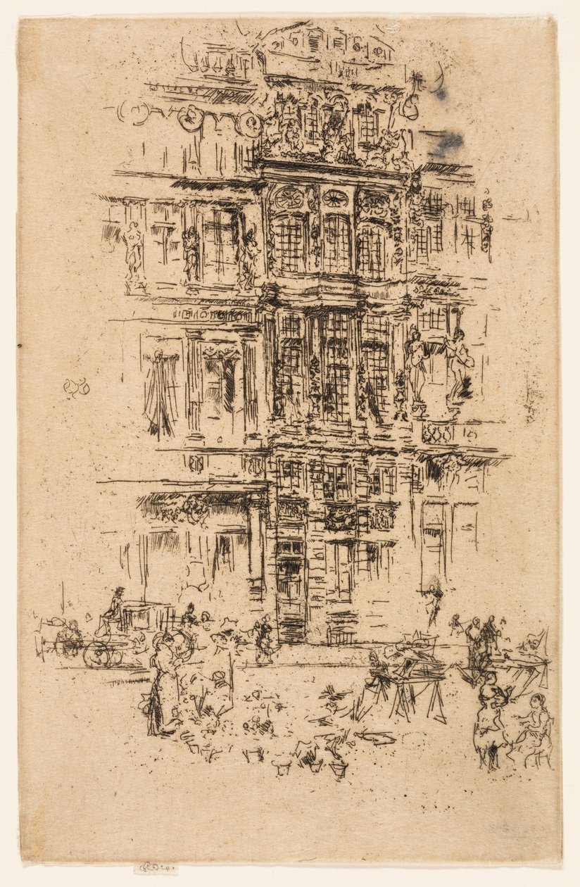 Saraylar, Brüksel by James Abbott McNeill Whistler