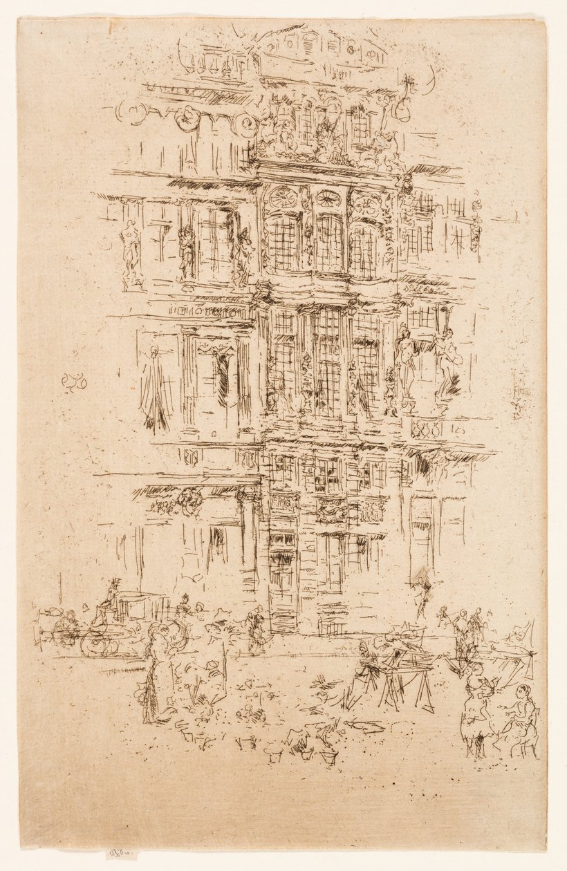 Saraylar, Brüksel by James Abbott McNeill Whistler