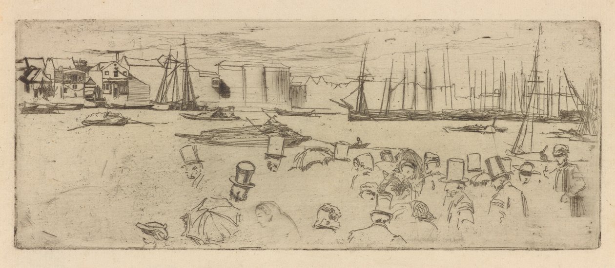 Penny Yolcular, Limehouse by James Abbott McNeill Whistler