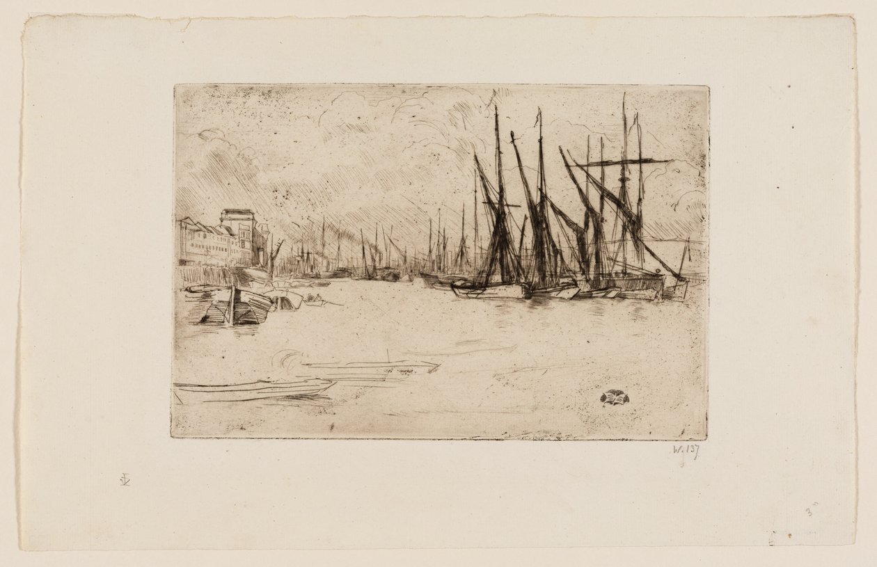 Turşu Ringa İskelesi by James Abbott McNeill Whistler