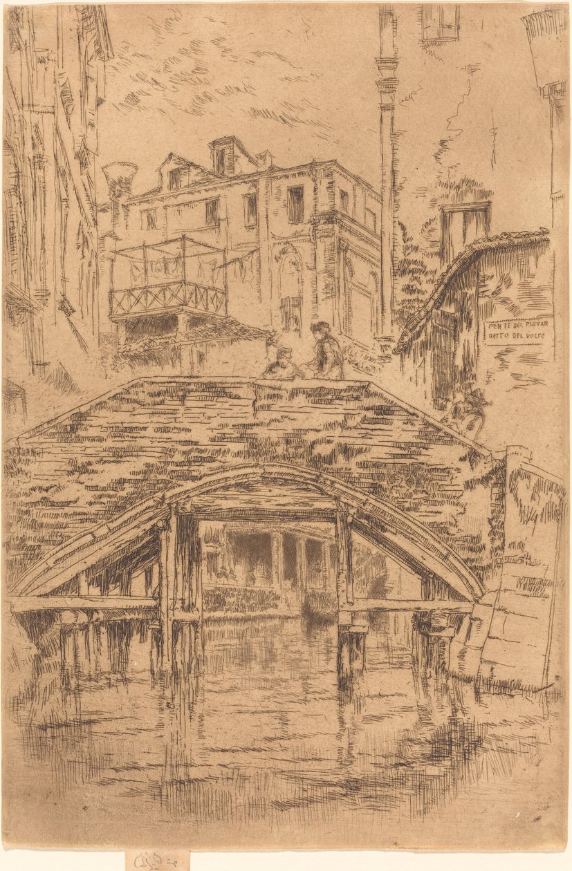 Piovan köprüsü by James Abbott McNeill Whistler