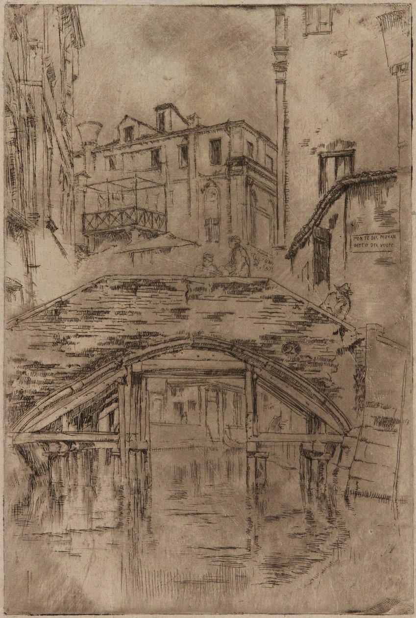 Piovan köprüsü by James Abbott McNeill Whistler