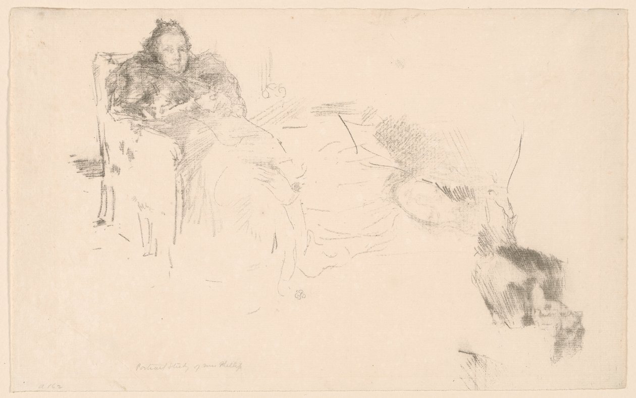 Portre Çalışması: Bayan Philip, No. 4 [Philips Çalışmaları] by James Abbott McNeill Whistler