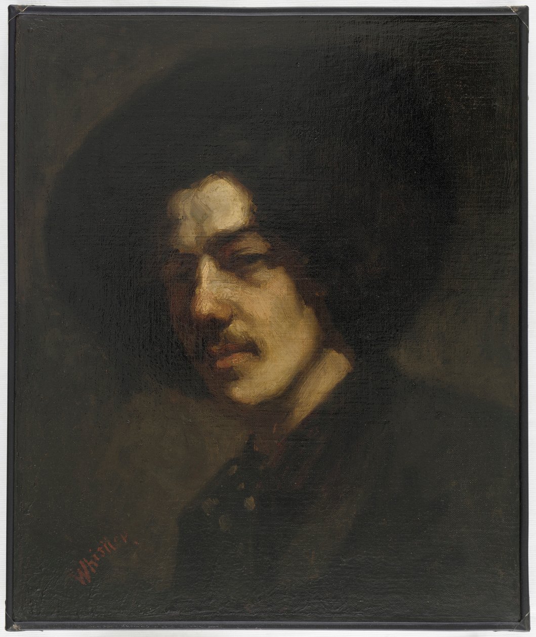 Şapkalı Whistler Portresi by James Abbott McNeill Whistler