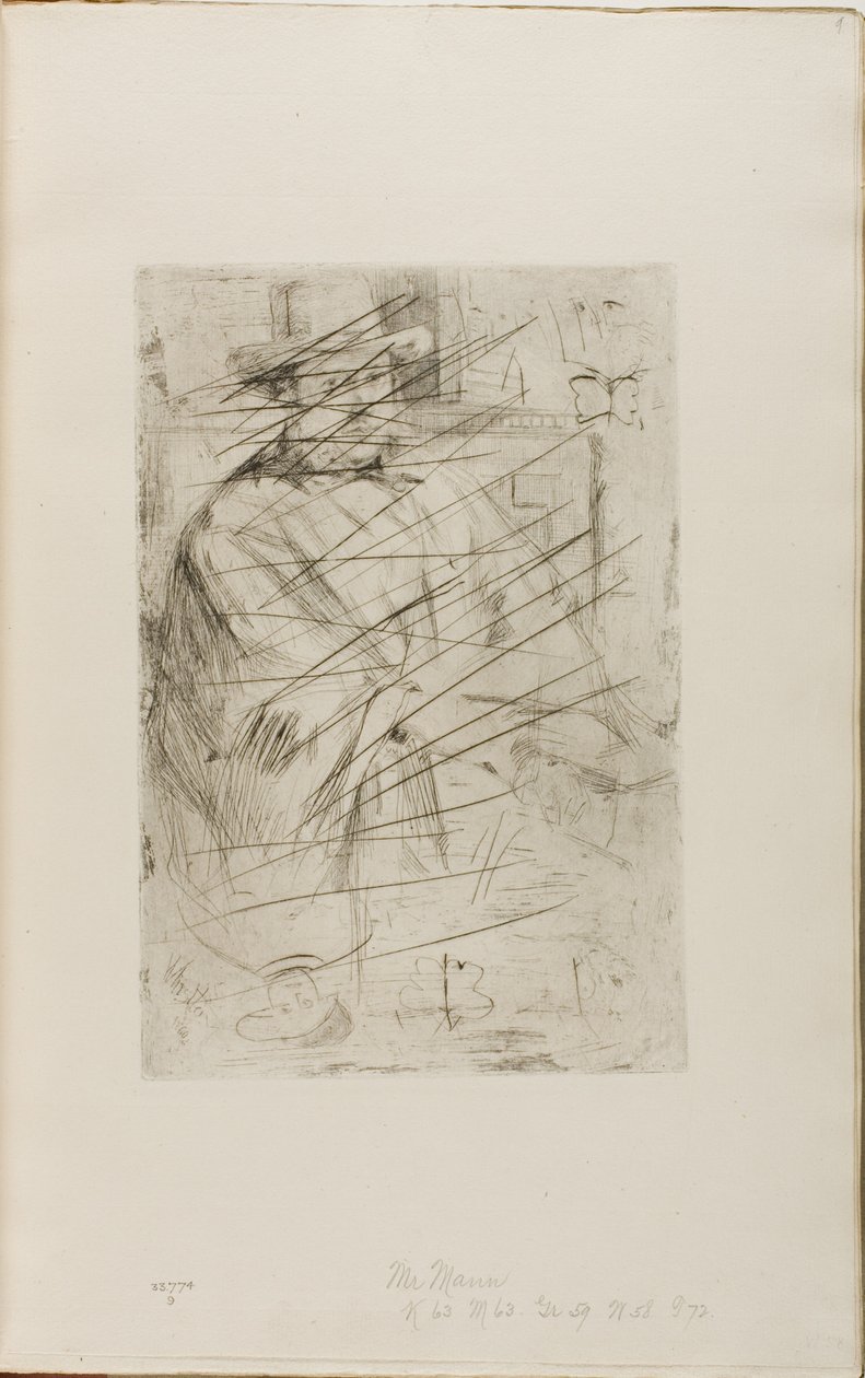 bir adamın portresi by James Abbott McNeill Whistler