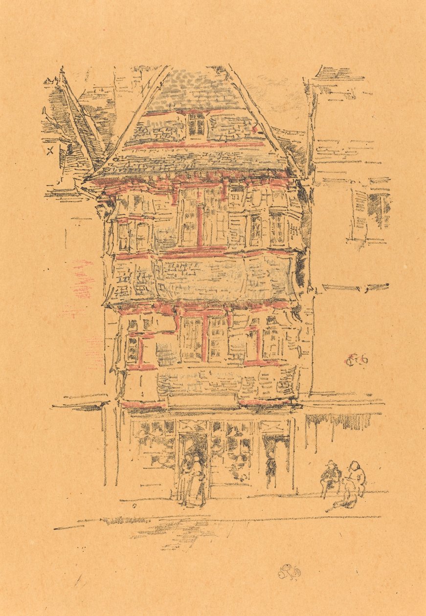 Kızıl Ev, Paimpol by James Abbott McNeill Whistler